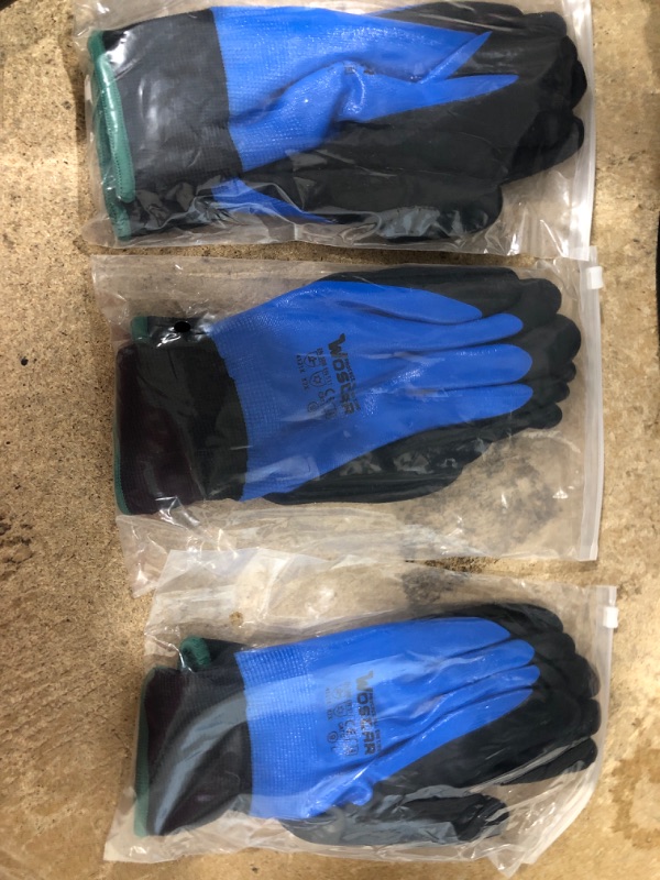 Photo 2 of  3 ITEMS Work Gloves LARGE BUNDLE