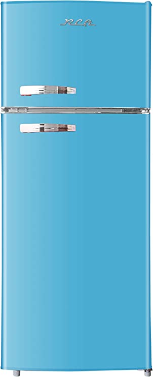 Photo 1 of RCA RFR786-BLUE 2 Door Apartment Size Refrigerator with Freezer, 7.5 cu. ft, Retro Blue
