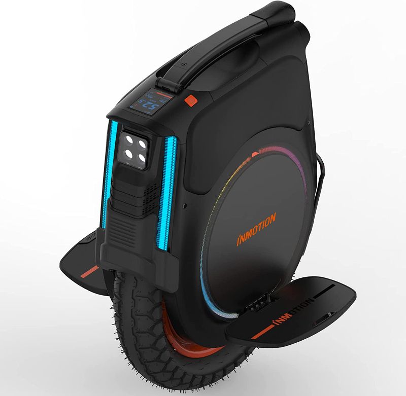 Photo 1 of **NOT FUNCTIONAL PARTS ONLY!! InMotion V12HT Electric Unicycle, The Ultimate Hill Climber 45° Max Slope One Wheel Adult Self-Balancing Unicycle 16inch Wheel with Powerful 2800W Motor and 37.5mph Max Speed
