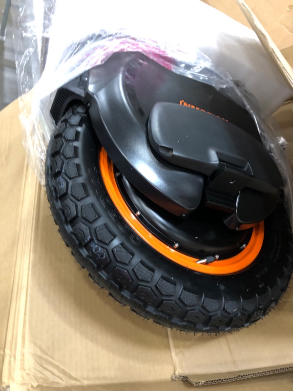 Photo 2 of **NOT FUNCTIONAL PARTS ONLY!! InMotion V12HT Electric Unicycle, The Ultimate Hill Climber 45° Max Slope One Wheel Adult Self-Balancing Unicycle 16inch Wheel with Powerful 2800W Motor and 37.5mph Max Speed
