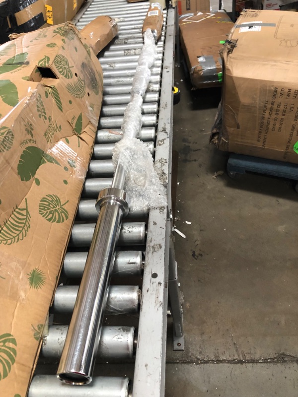 Photo 1 of 6 Feet, Aluminum Barbell, Weightlifting and PowerLifting, Fitness Bar, Exercise Bar, Multi Purpose Bench Press Bar, Home Gym, 