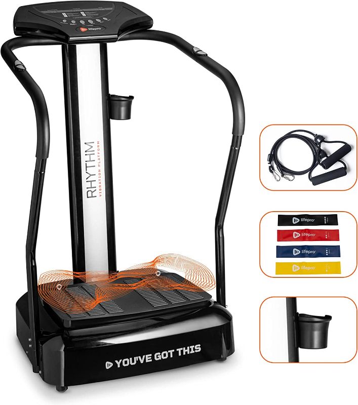 Photo 1 of LifePro Rhythm Viberation Plate Machine - Professional Whole Body Vibration Platform for Home Fitness - Viberation Excersize Machine for Awesome Cardio Workout & Weight Loss
