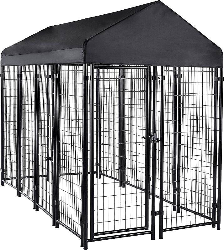 Photo 1 of Amazon Basics Welded Outdoor Wire Crate Kennel
