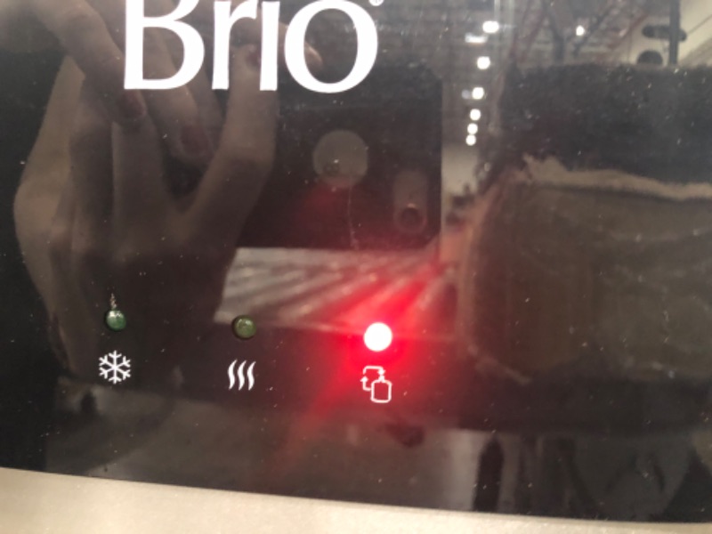 Photo 3 of ***COLD WATER NOT FUNCTIONAL***  Brio Bottom Loading Water Cooler Water Dispenser – Essential Series - 3 Temperature Settings - Hot, Cold & Cool Water - UL/Energy Star Approved
