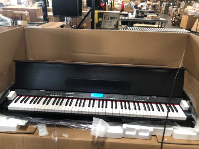 Photo 1 of Alesis Virtue 88-Key Digital Piano with Wood Stand & Bench 55.9 x 18.9 x 10.6 inches

