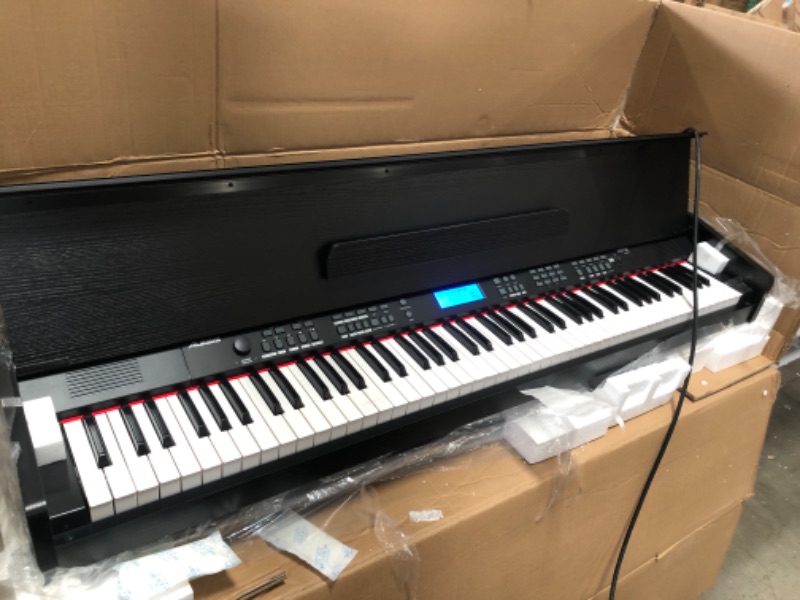 Photo 1 of Alesis Virtue 88-Key Digital Piano with Wood Stand & Bench 55.9 x 18.9 x 10.6 inches
