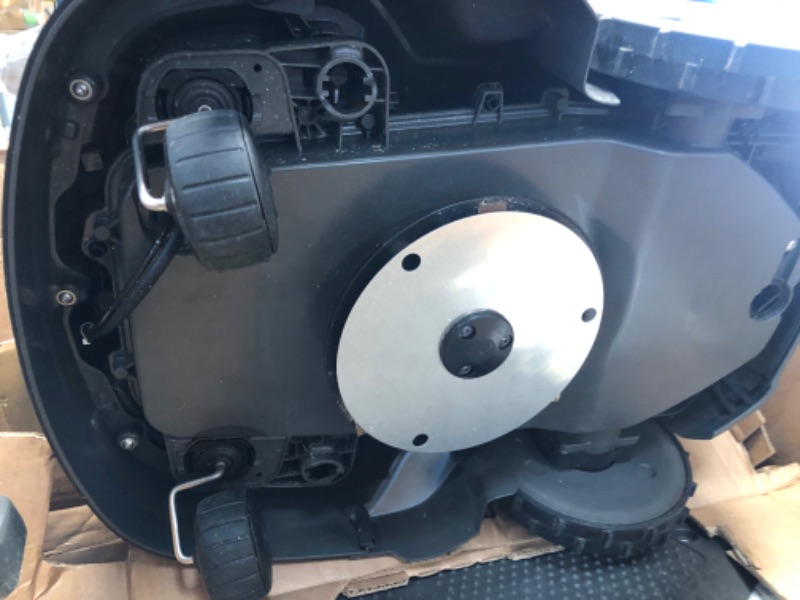 Photo 1 of (LOCKED WITH UNKNOWN PIN)
Husqvarna Automower 415X Robotic Lawn Mower with GPS Assisted Navigation, Automatic Lawn Mower with Self Installation and Ultra-Quiet Smart Mowing Technology for Small to Medium Yards (0.4 Acre)
