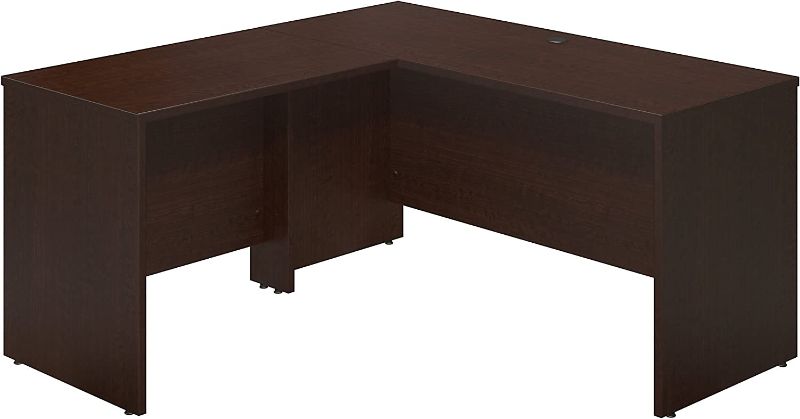 Photo 1 of *incomplete* Bush Business Furniture Series C Elite 60W x 24D Desk Shell with 36W Return in Mocha Cherry BOX 2OF 2 