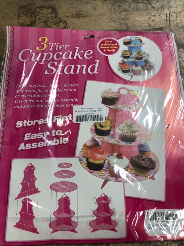 Photo 2 of 2 Packs - Mermaid Cake Stand, 3 Tier Mermaid Cupcake Stand Holder Decorations for Girl’s Birthday Party & Baby Shower