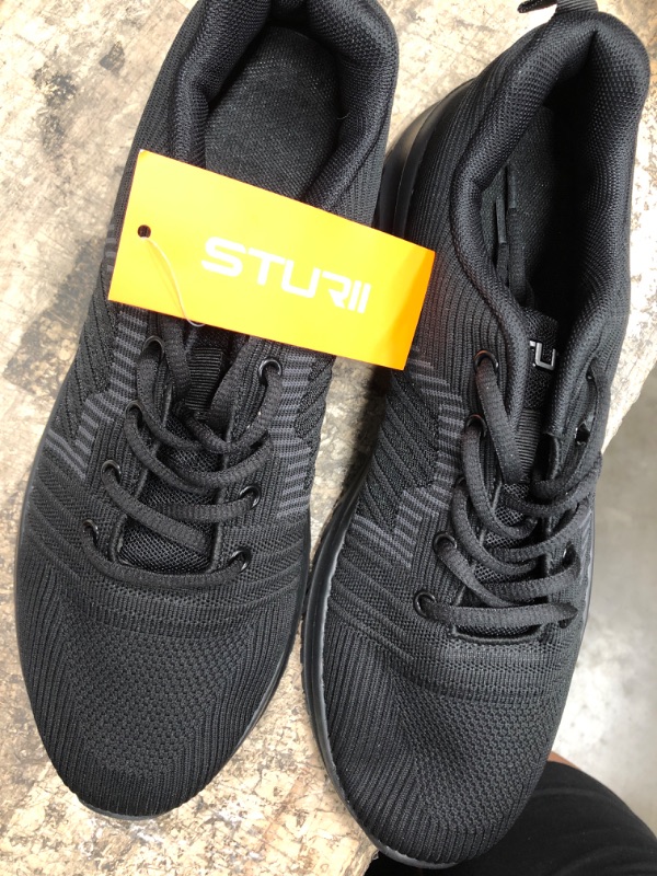 Photo 1 of Sturii Men's 9.5 black running shoes 