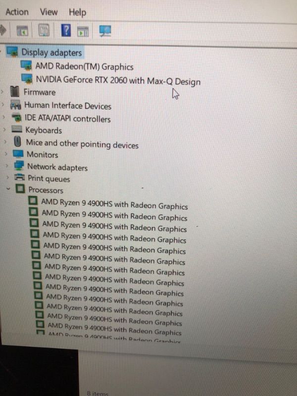 Photo 1 of **READ THE NOTE BELOW**
ASUS ROG ZEPHYRUS G15 GA502IV-PH96 - AMD RYZEN 9 4900HS / 3 GHZ - WINDOWS 10 HOME - GF RTX 2060 - 16 GB RAM - 1 TB SSD NVME - 15.6" 1920 X 1080 (FULL HD) @ 240 HZ - WI-FI 6 - BLACK - WITH 1 YEAR DOMESTIC ADP WITH PRODUCT REGISTRATI