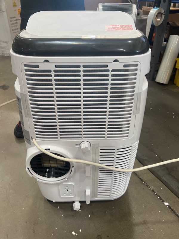 Photo 4 of 12,000 BTU; 8,000 BTU (SACC/CEC) Portable Air Conditioner With Double Motor Dehumidifier and Remote, White