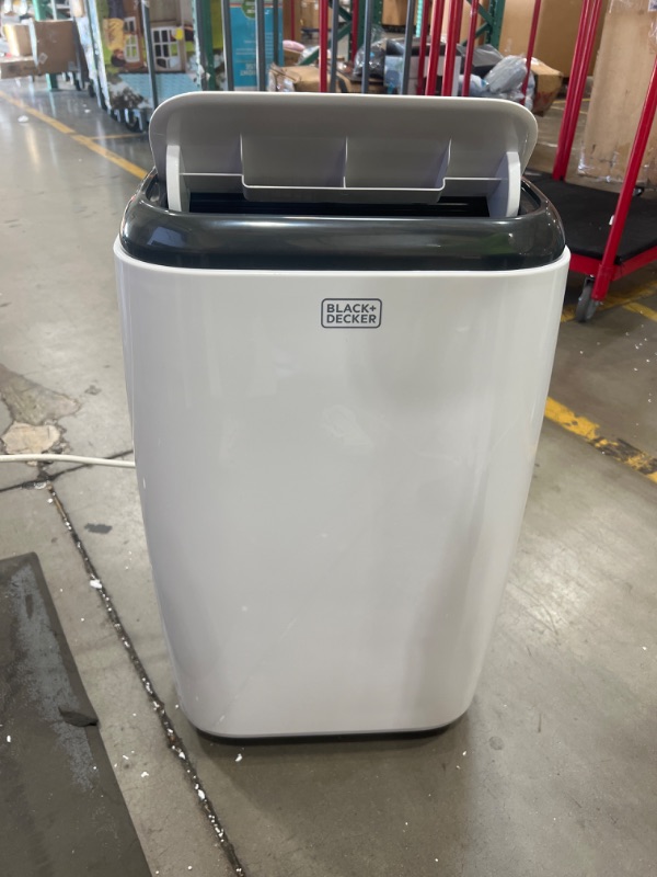 Photo 2 of 12,000 BTU; 8,000 BTU (SACC/CEC) Portable Air Conditioner With Double Motor Dehumidifier and Remote, White