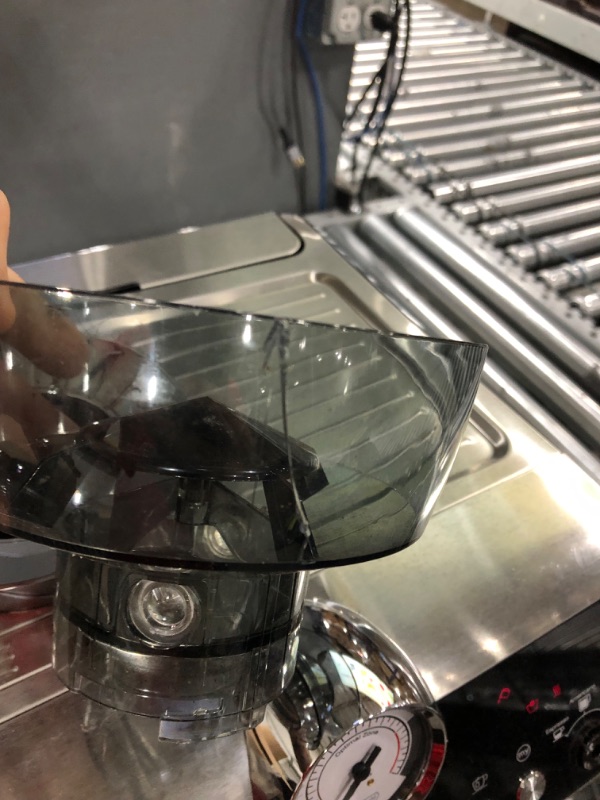 Photo 5 of CRACKED WATER CONTAINER/BEAN BOWL PLASTIC; MISSING MANUAL**De'Longhi La Specialista Espresso Machine with Sensor Grinder, Dual Heating System, Advanced Latte System & Hot Water Spout for Americano Coffee or Tea, Stainless Steel, EC9335M