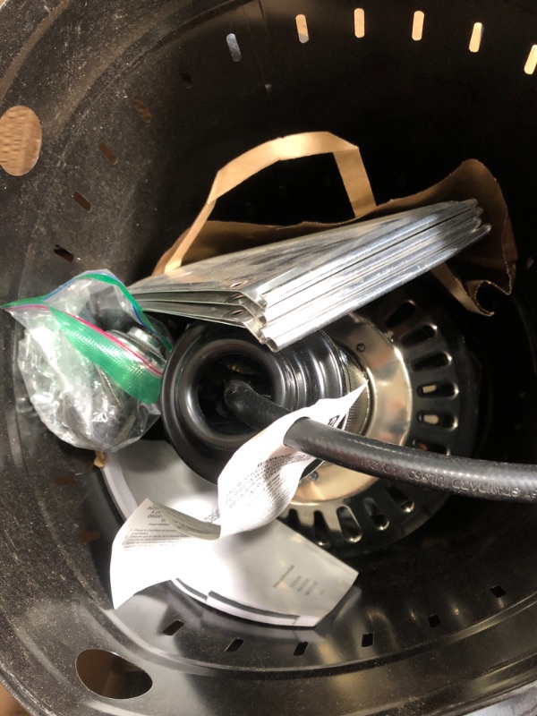 View 3 of DENTED; FOUND HARDWARE IN ZIPLOCK**Amazon Basics 46,000 BTU Outdoor Propane Patio Heater with Wheels, Commercial & Residential - Havana Bronze Havana Bronze Powder Coated Heater