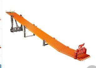 Photo 1 of 
3 Cars Only****Hot Wheels Toy Car Track Set Super 6-Lane Raceway, 8Ft Track That Rolls Up for Storage, 6 1:64 Scale Cars
