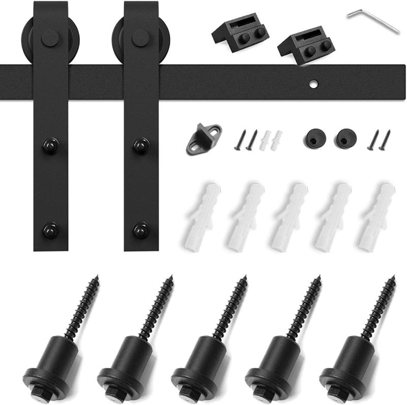 Photo 2 of 
SMARTSTANDARD 6.6 Feet Heavy Duty Sturdy Sliding Barn Door Hardware Kit -Smoothly and Quietly -Easy to Install -