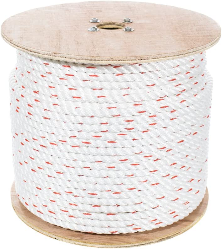Photo 1 of 
Golberg 3-Strand Twisted PolyDac, Combo Rope - (1/2 Inch x 600 Feet)
Size:White
Color:1/2 inch x 600 feet