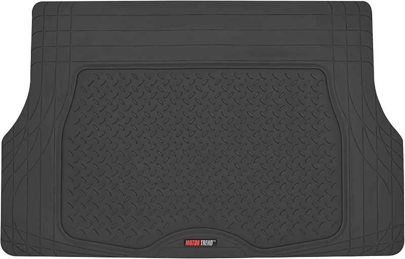 Photo 1 of 
Motor Trend Heavy Duty Utility Cargo Liner Floor Mats for Car Truck SUV, Trimmable to Fit Trunk, All Weather Protection
Color:Black