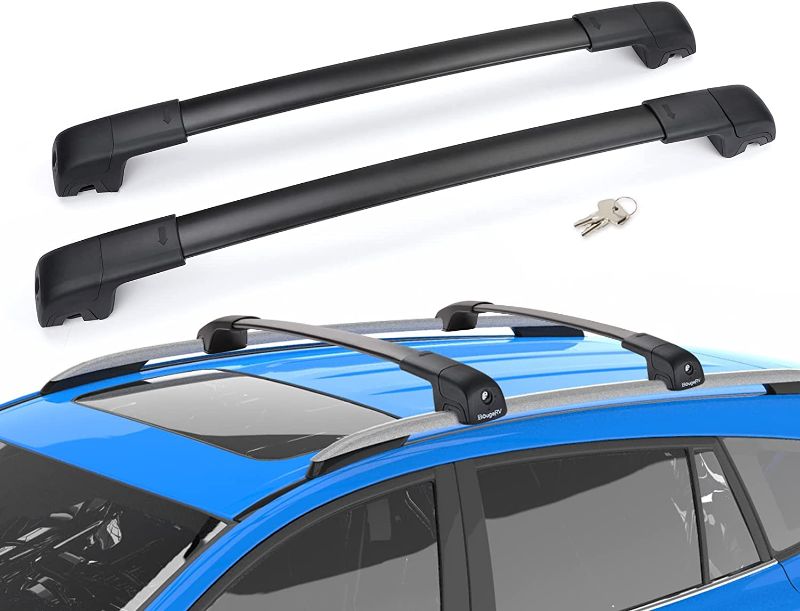 Photo 1 of 
BougeRV Car Roof Rack Cross with Anti-Theft Lock, Aluminum Cross Bar for Rooftop Basket Cargo Carrier Bag Luggage Kayak Canoe..