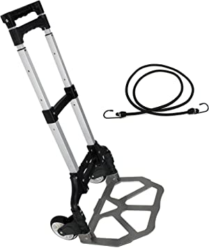 Photo 1 of *NOT exact stock photo, use for reference*
Portable Folding Hand Truck Aluminium Luggage Trolley Cart