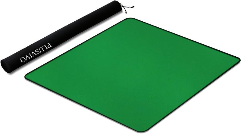 Photo 1 of plusvivo Mahjong Mat Anti Slip and Noise Reduction Table Cover for Mahjong Paigow Poker Dominos 32.6" x 32.6"(83cm x 83cm) Green
