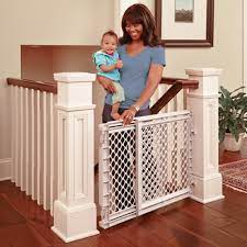 Photo 1 of Branded Baby Gate Safety Fence Child Protection Wood Door Dog Cat Pet Barrier Stairways