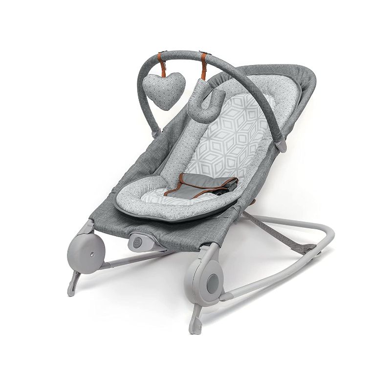 Photo 1 of Babybjorn Cotton Bouncer Bliss, Sand Grey