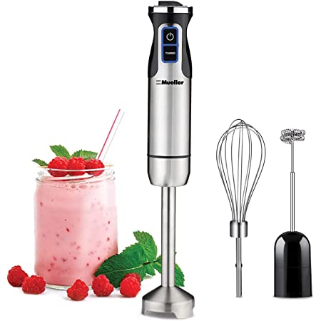 Photo 1 of 
REDMOND 500 Watt 8-Speed Immersion Multi-Purpose Hand Blender Heavy Duty Copper Motor Brushed 304 Stainless Steel With Whisk, Milk Frother Attachments, HB004
