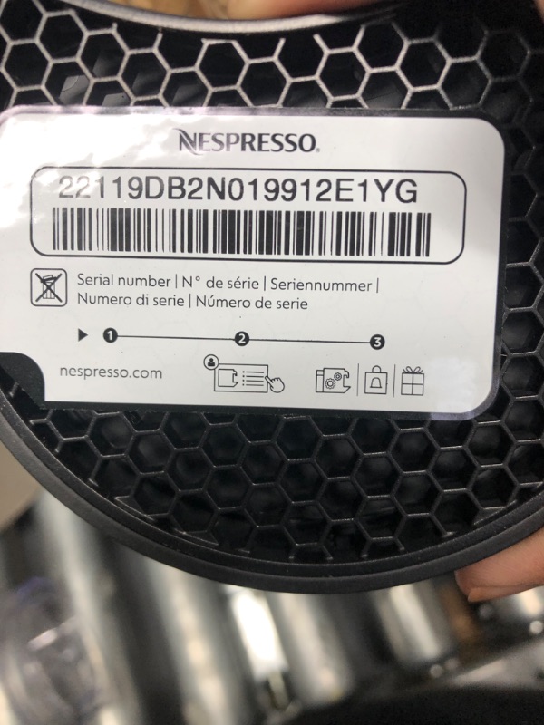 Photo 4 of **PARTS ONLY**
Nespresso VertuoPlus Coffee and Espresso Machine by De'Longhi, Matte Black
