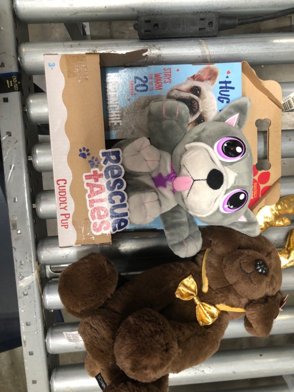 Photo 1 of 2 PIECE BUNDLE **RESCUE TALES CUDDLE PUP MICROWAVW SAFE POUCH THAT KEEPS YOU WARM FOR UP TO 20 MINUTES, REINDEER PUP STUFFED ANIMAL