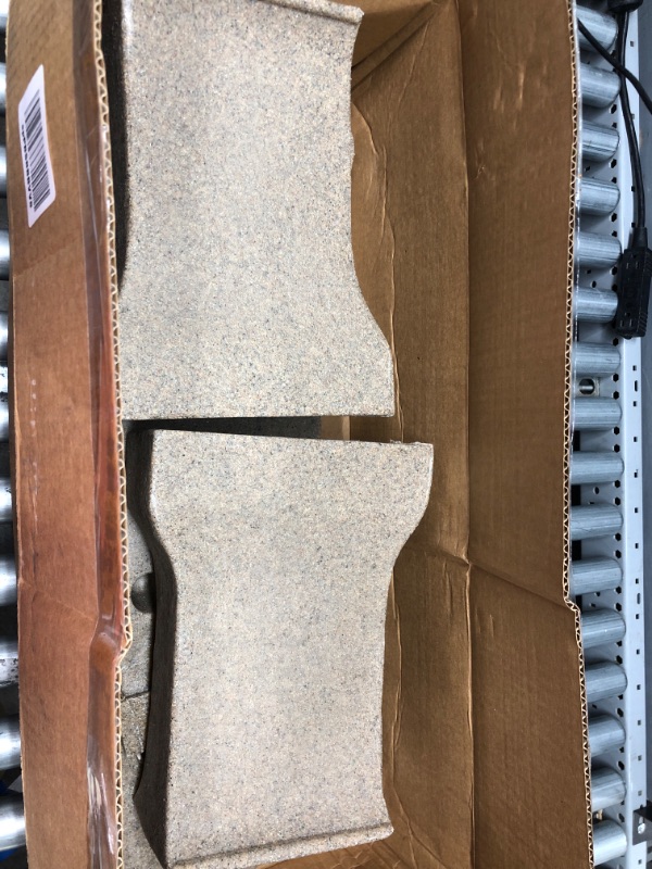 Photo 1 of 16" Resin Garden Bench Statuary - Sand - Emsco