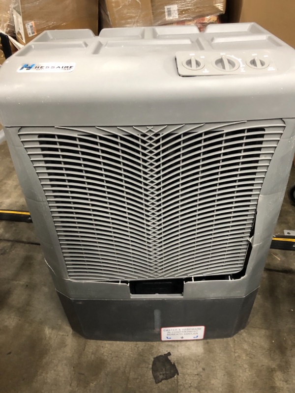 Photo 2 of *parts only* Hessaire 2,200 CFM 2-Speed Portable Evaporative Cooler, Gray