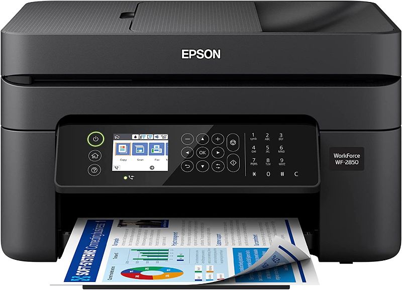 Photo 1 of Epson Workforce WF-2850 All-in-One Wireless Color Printer with Scanner, Copier and Fax
