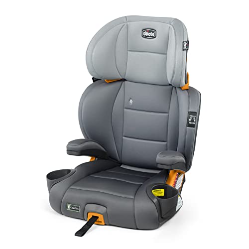 Photo 1 of Chicco Kidfit Cleartex Plus 2-in-1 Belt Positioning Booster Car Seat in Drift Grey
