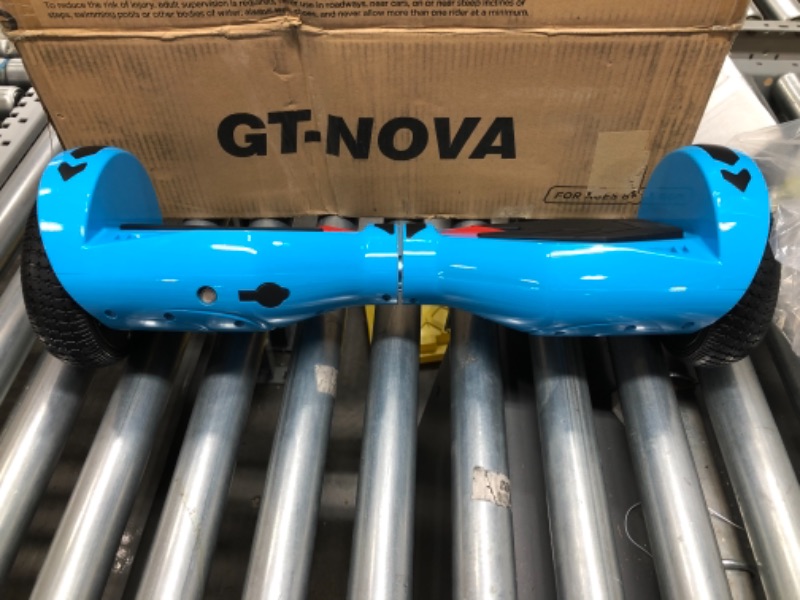 Photo 5 of Gotrax NOVA Hoverboard with 6.5" LED Wheels, Max 3.1 Miles & 6.2mph Power by Dual 200W Motor, LED Fender Light/Headlight?UL2272 Certified & 65.52Wh.
