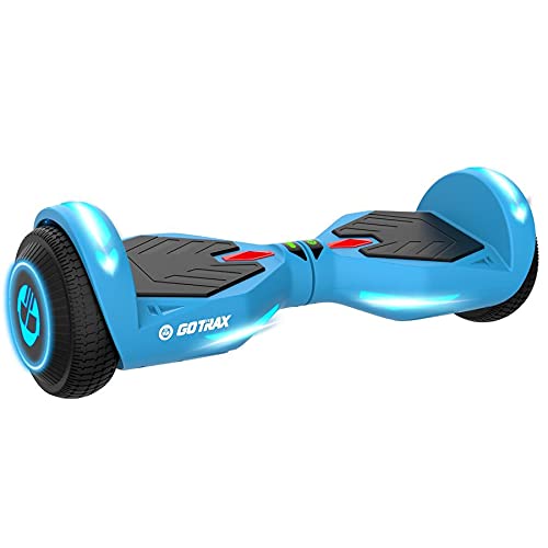 Photo 1 of Gotrax NOVA Hoverboard with 6.5" LED Wheels, Max 3.1 Miles & 6.2mph Power by Dual 200W Motor, LED Fender Light/Headlight?UL2272 Certified & 65.52Wh.
