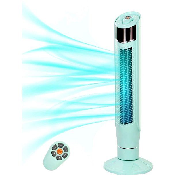 Photo 1 of **PARTS ONLY**
Antarctic Star Tower Fan Oscillating Fan Quiet Cooling Remote Control Powerful Standing 3 Speeds Wind Modes Bladeless Floor Fans Portable Bladeless Fan for Children Bedroom Home Office (Green, 47")