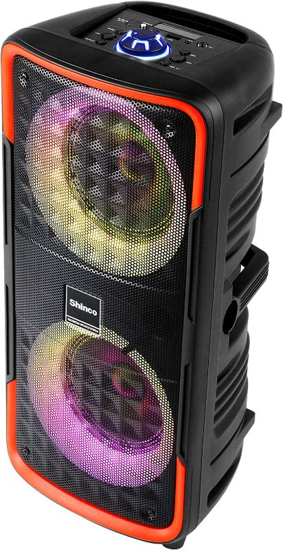 Photo 1 of Shinco Bluetooth Speaker with Party Lights, Powerful Bass and Stereo Sound