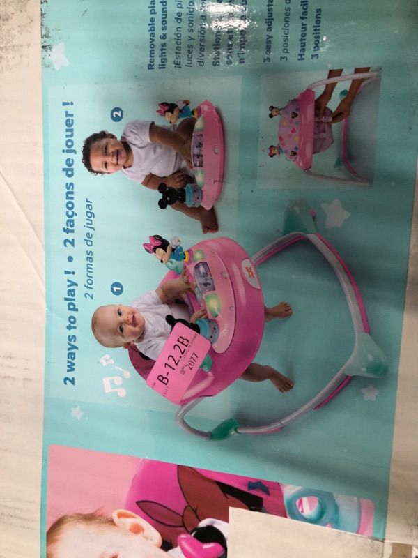 Photo 1 of Bright Starts Minnie Mouse Stars Smiles Walker with Wheels Activity Center