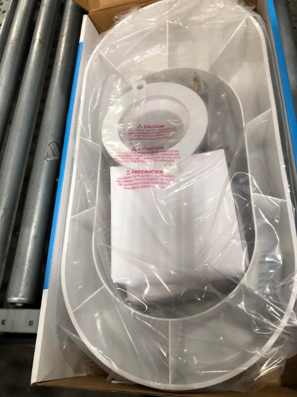 Photo 1 of 11-1/2 in. W x 23 in. L x 3-1/2 in. H Toilet Riser in White, 500 lbs. Capacity