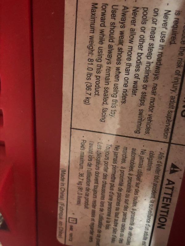 Photo 6 of **DAMAGED**MISSING PARTS** Radio Flyer Ultimate Go-Kart, 24 Volt Outdoor Ride On Toy | Ages 3-8 | 940Z Model , Red
