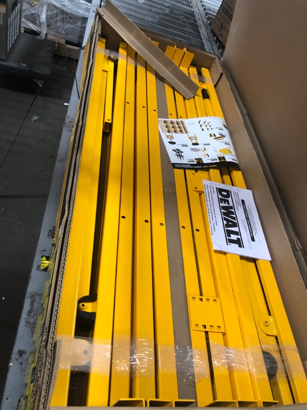 Photo 2 of DeWalt 48 in. H x 50 in. W x 18 in. D Yellow Steel Shelf Rack