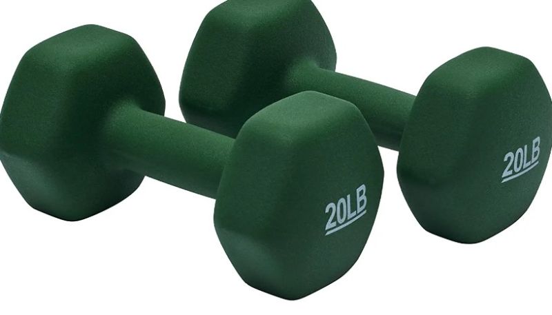 Photo 1 of **UNITS DAMAGED INSIDE** Amazon Basics Neoprene Workout Dumbbell
