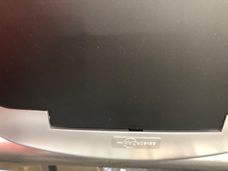 Photo 2 of **Missing Cord*MINOR DAMAGE*  SensorCan 13 Gallon Battery-FREE Automatic Sensor Kitchen Trash Can with Power Adapter, Oval Shape Stainless Steel Garbage Bin with AC Plug
