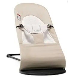 Photo 1 of BABYBJÖRN Bouncer Balance Soft, Cotton/Jersey, Beige/Gray
