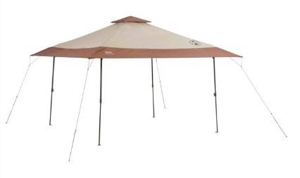 Photo 1 of **DAMAGED** Coleman Instant Beach Canopy 13' x 13' - Tan

