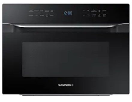 Photo 1 of **Damaged** Samsung MC12J8035CT Convection Microwave, 1.2 cu. ft, Black
