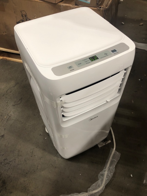 Photo 7 of **MINOR DAMAGE** Midea 8,000 BTU ASHRAE (5,300 BTU SACC) Portable Air Conditioner, Cools up to 175 Sq. Ft., Works as Dehumidifier & Fan, Remote Control & Window Kit...
