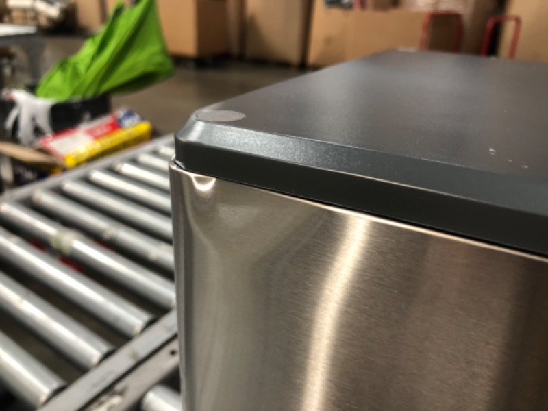 Photo 1 of (MULT. DENTS; MISSING SIDE CONTAINER) GE Profile Opal | Countertop Nugget Ice Maker with Side Tank | Portable Ice Machine with Bluetooth Connectivity | Smart Home Kitchen Essentials | Stainless Steel Finish | Up to 24 lbs. of Ice Per Day
